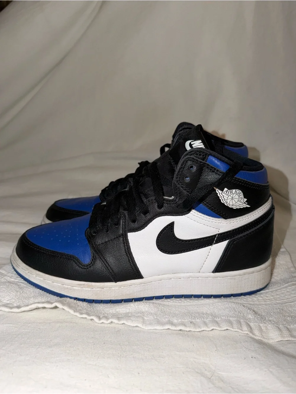 Jordan 1 Retro High - Black/White/Royal Blue